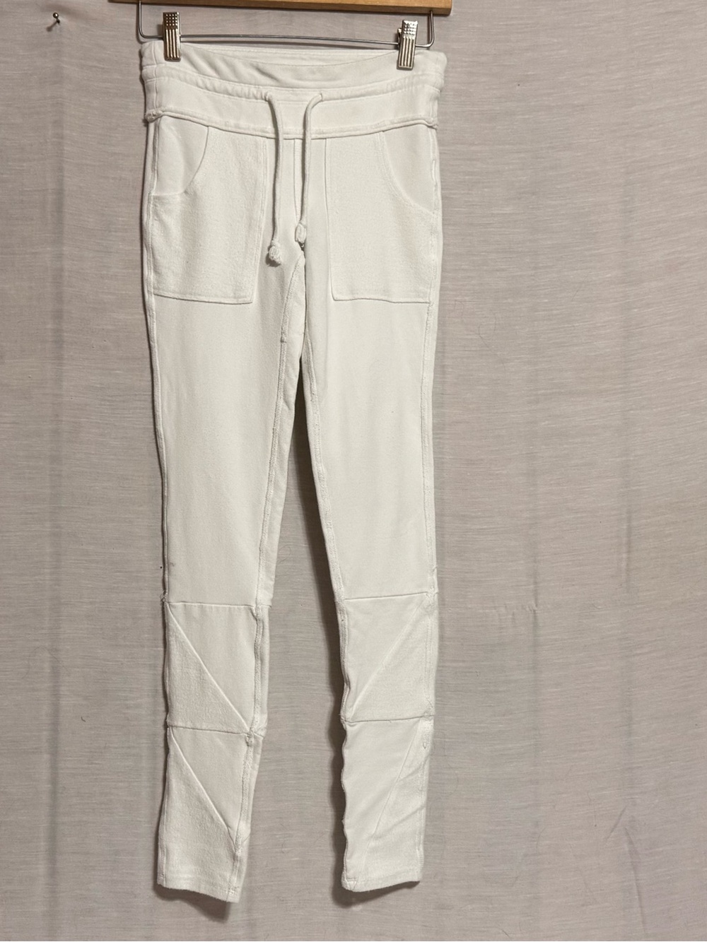 Free People FP Movement White Patchwork Joggers S